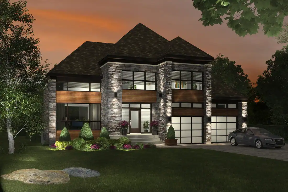 Domicil | Boisé de la Pinière | Cottage | Comtemporain | Ambiante