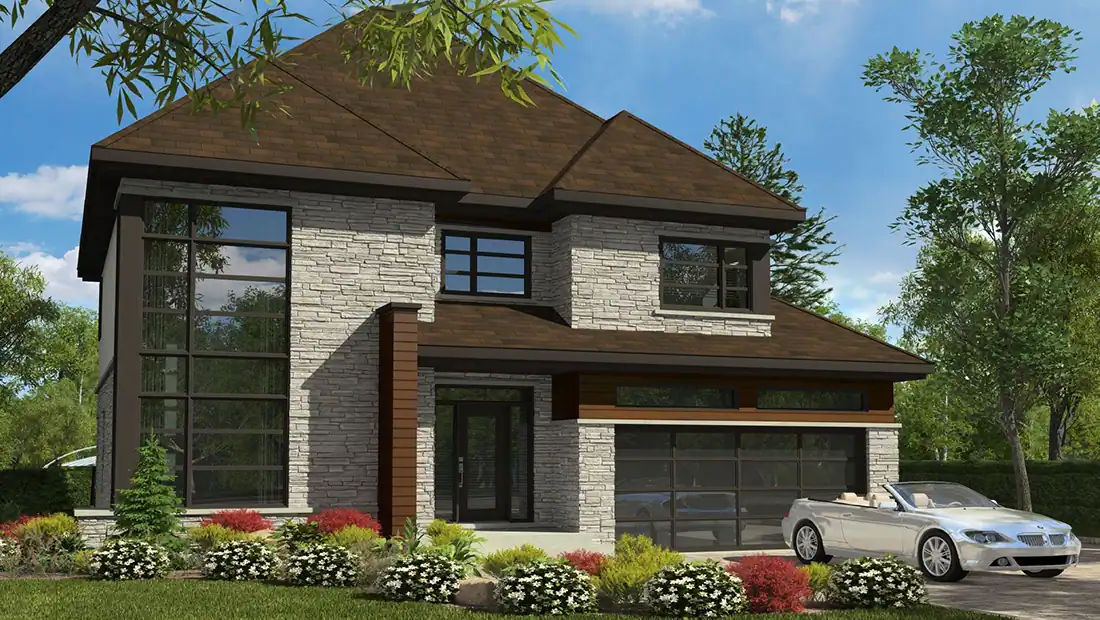 Domicil | Boisé de la Pinière | Cottage | Comtemporain | Athena