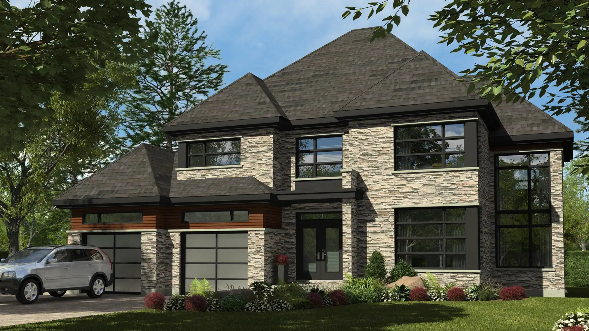 Domicil | Boisé de la Pinière | Cottage | Comtemporain | Nuance